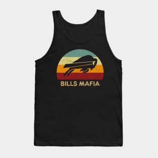 Retro Sunset - Buffalo Bills Mafia Tank Top